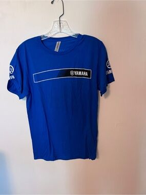 Yamaha Motorsports Classic Blue Logo T-Shirt - Men’s
